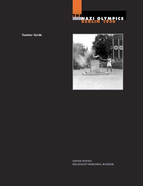 Nazi Olympics: Berlin 1936 Lesson Plan