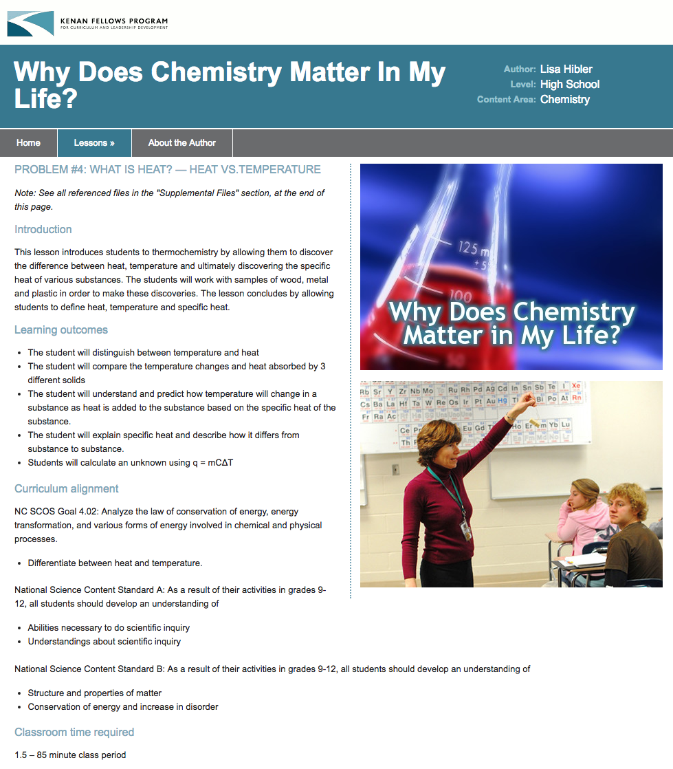 What Is Heat? Lesson Plan