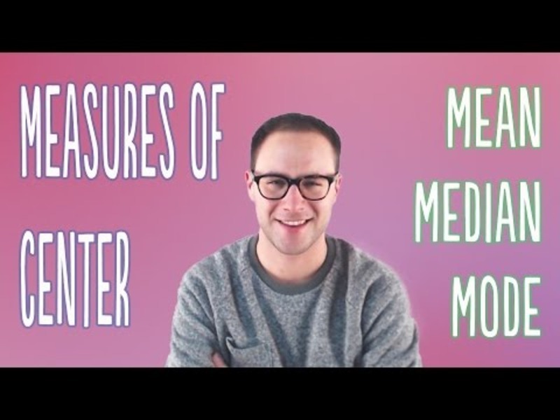 Measures of Center Instructional Video
