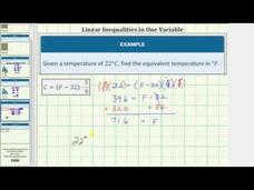 Convert Celsius to Fahrenheit Instructional Video