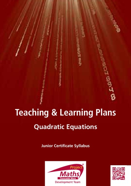 Introduction to Quadratics Lesson Plan