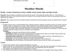 Weather Moods Lesson Plan