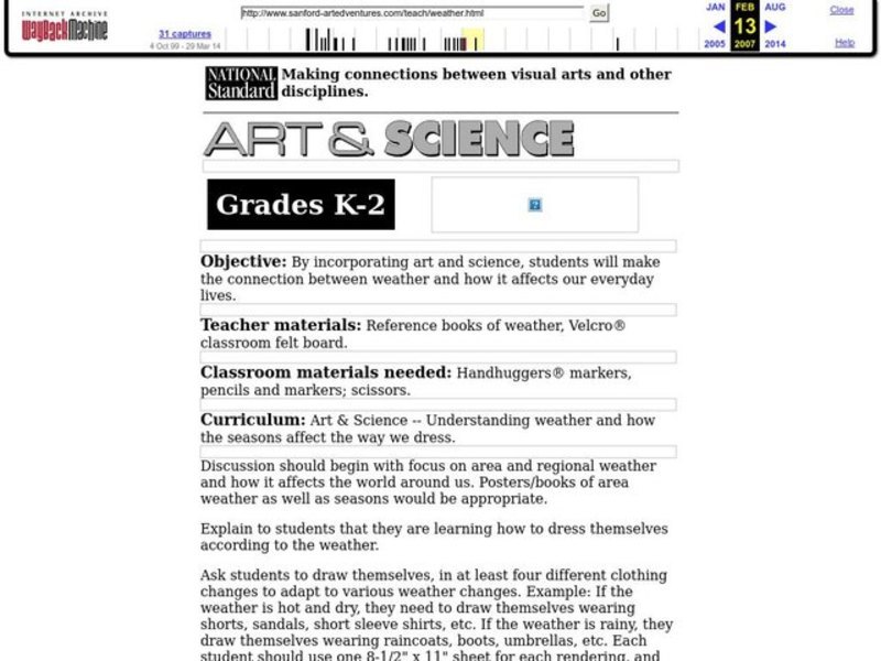 The Weather Lesson Plan