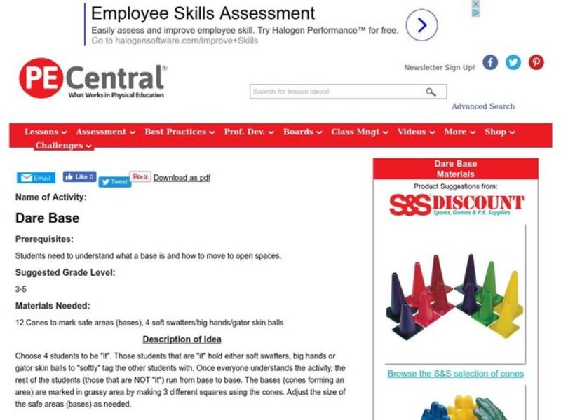 Dare Base Lesson Plan