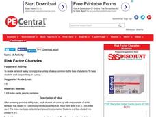 Risk Factor Charades Lesson Plan