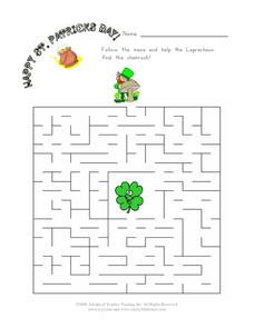 Happy St. Patrick's Day! Worksheet