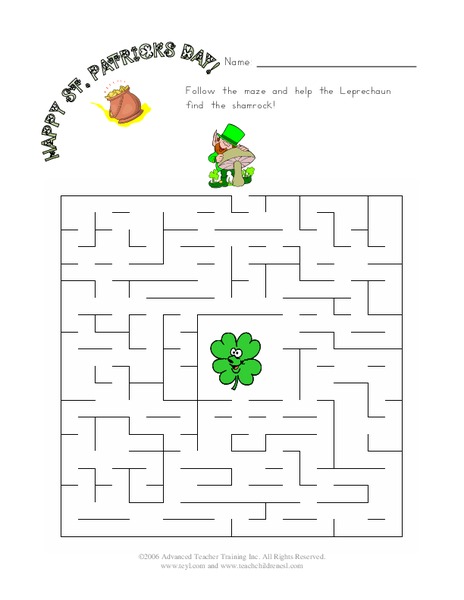 Happy St. Patrick's Day! Worksheet
