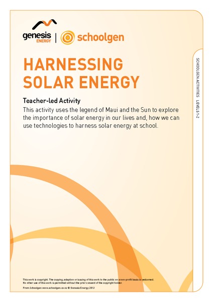 Harnessing Solar Energy Activity