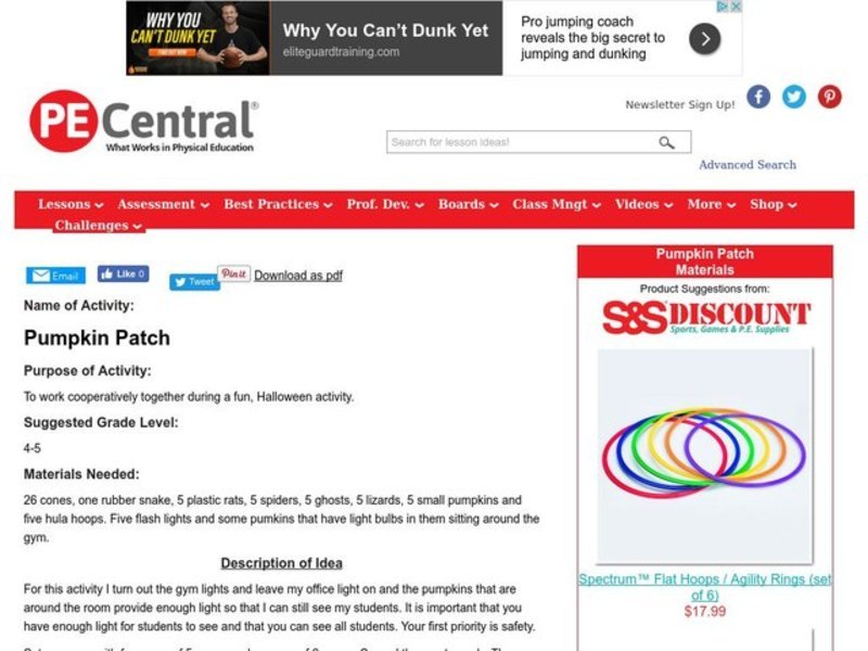 Pumpkin Patch Lesson Plan