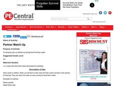 Partner Match Up Lesson Plan