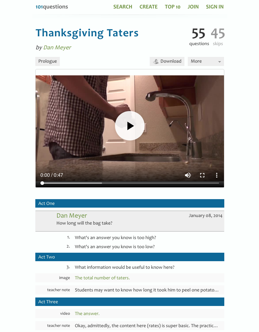 Thanksgiving Taters Activity