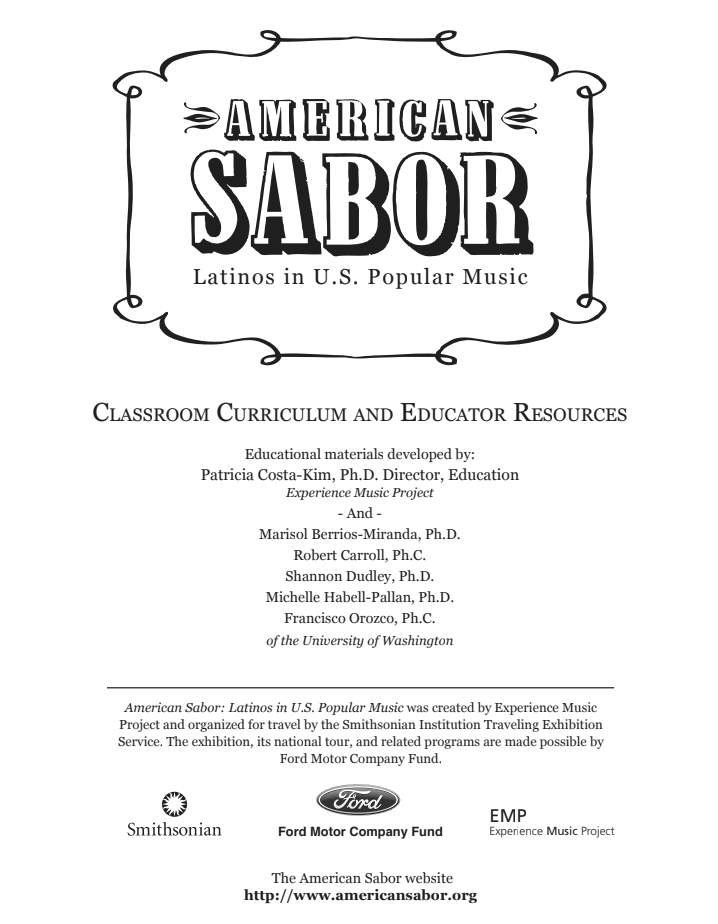 Latino Expression Lesson Plan