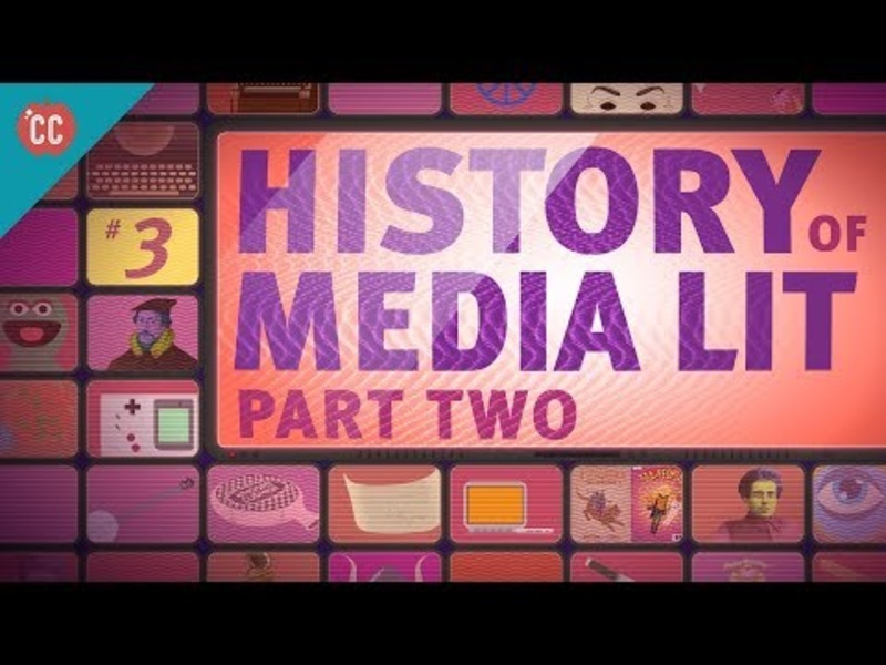History of Media Literacy Part 2: Crash Course Media Literacy #3 Instructional Video