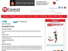 Snowball Throw Lesson Plan