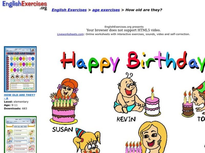 Happy Birthday Interactive