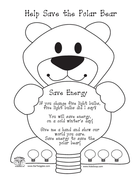 Help Save the Polar Bear Worksheet