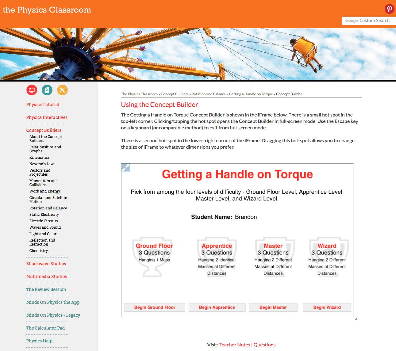 Getting a Handle on Torque Interactive