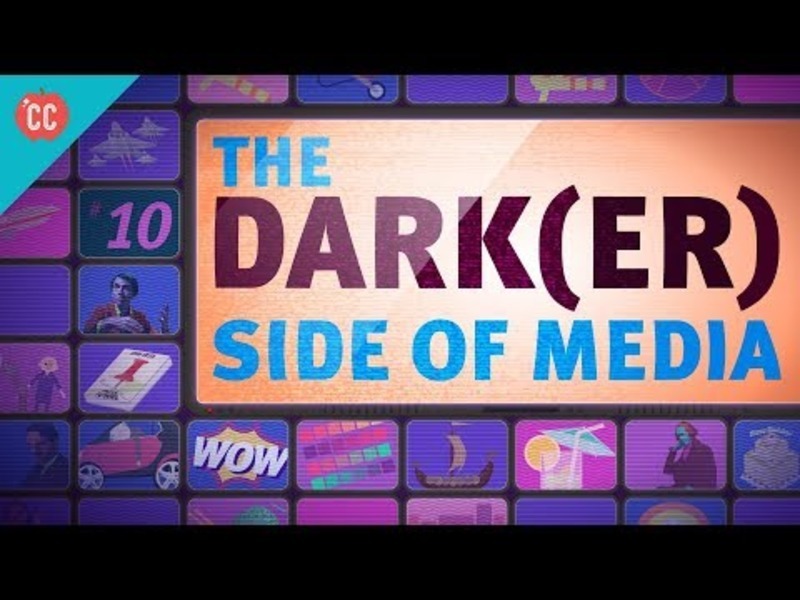 The Dark(er) Side of Media: Crash Course Media Literacy #10 Instructional Video