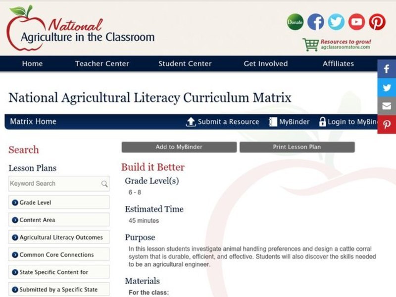 Build it Better Lesson Plan