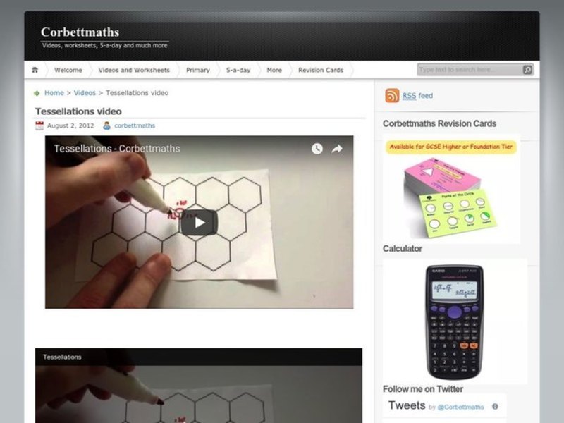 Tessellations Instructional Video