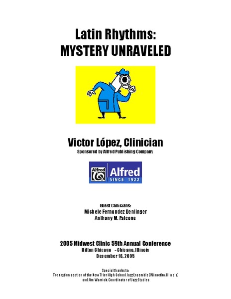 Latin Rhythms: Mystery Unraveled Handout