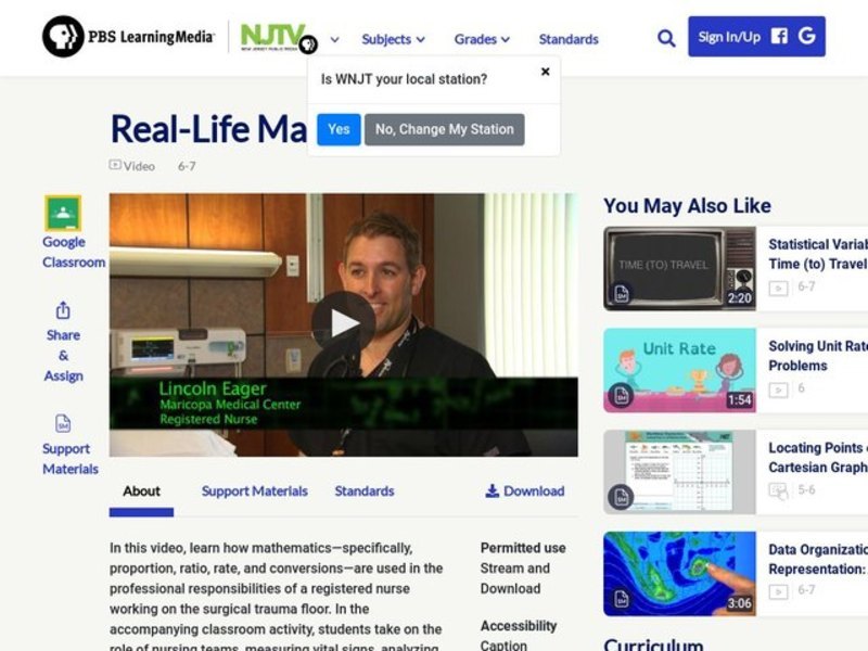 Real-Life Math | Nurse Instructional Video