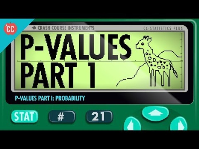 How P-Values Help Us Test Hypotheses: Crash Course Statistics #21 Instructional Video