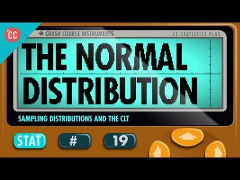 The Normal Distribution: Crash Course Statistics #19 Instructional Video