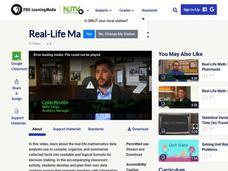 Real-Life Math | Data Analyst Instructional Video