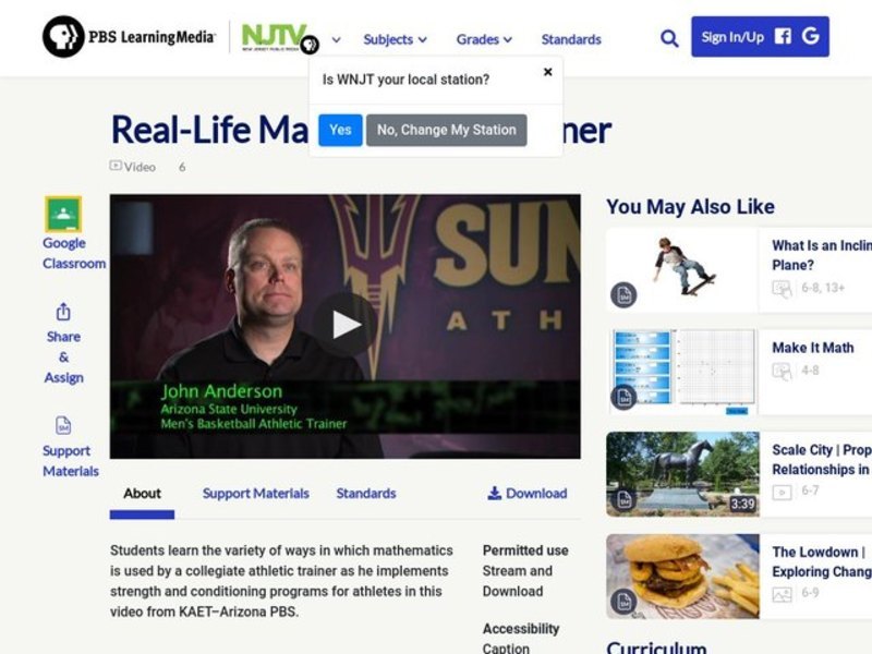 Real-Life Math | Athletic Trainer Instructional Video