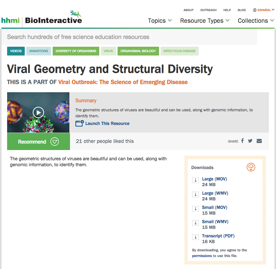 Viral Geometry and Structural Diversity Instructional Video