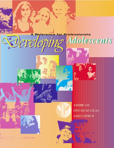 Developing Adolescents Professional Doc