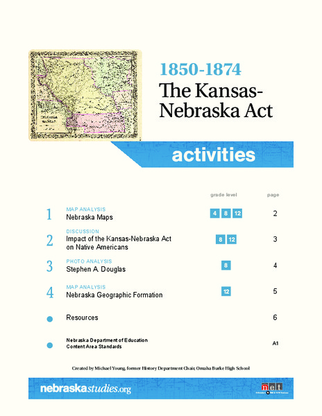 1850-1874 The Kansas-Nebraska Act Lesson Plan