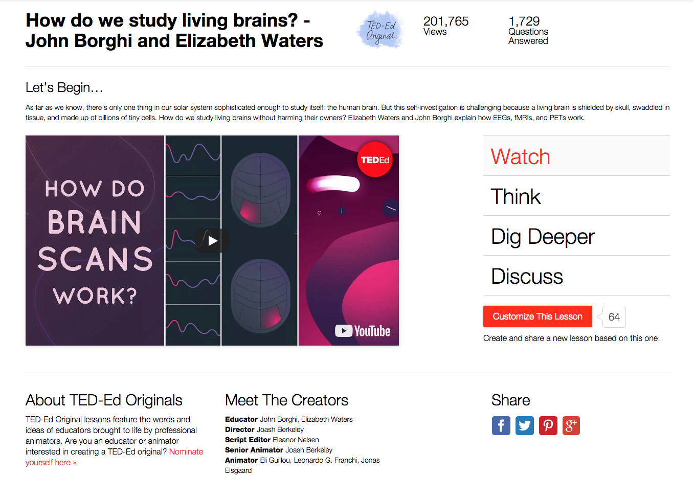 How Do We Study Living Brains? Instructional Video