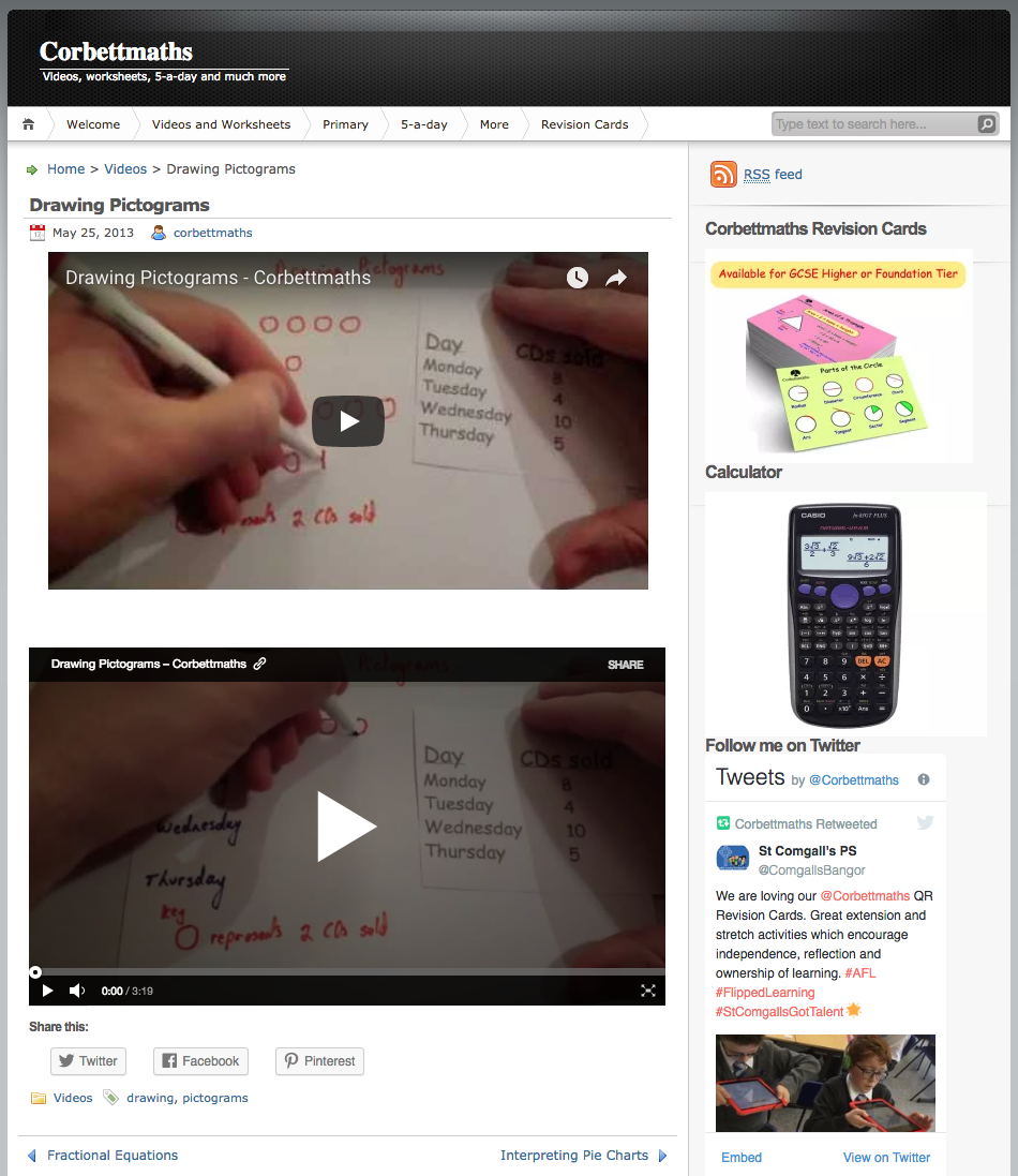Drawing Pictograms Instructional Video