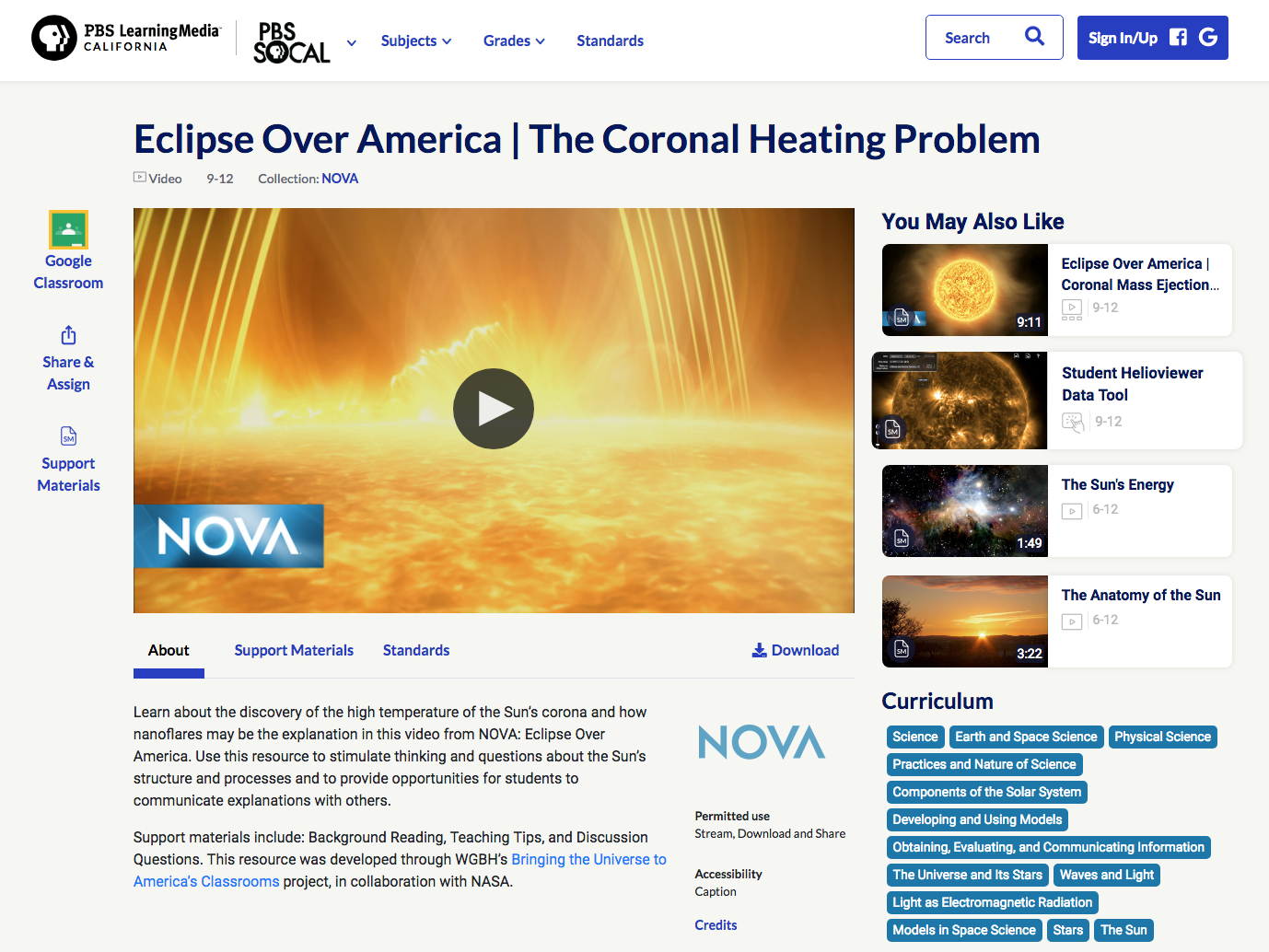 Eclipse Over America | The Coronal Heating ProblemData Plots of Exoplanet Orbital Properties Instructional Video
