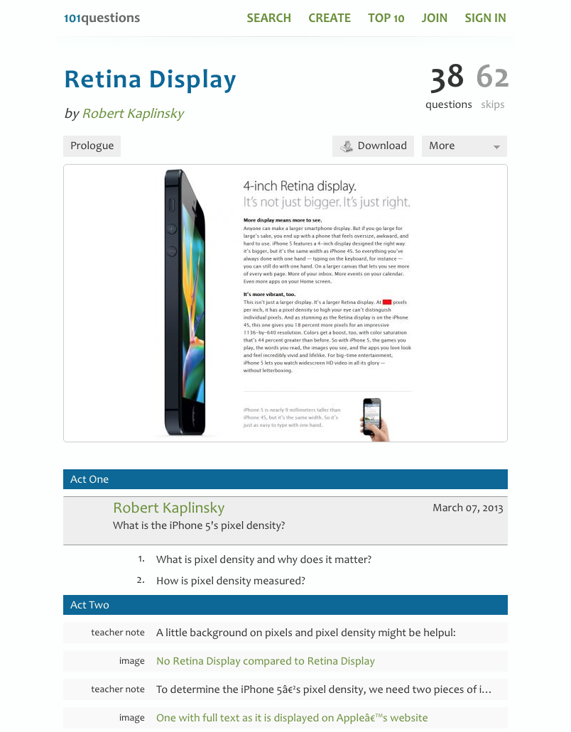 Retina Display Activity