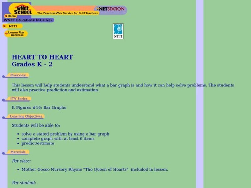 Heart to Heart Lesson Plan