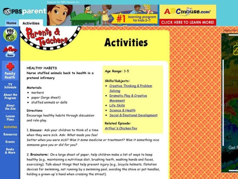 Healthy Habits Lesson Plan