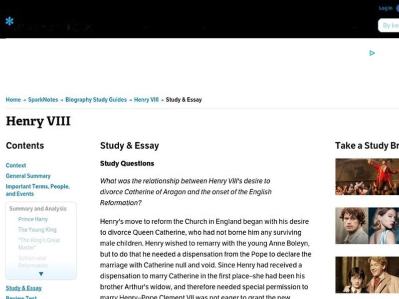 Henry VIII   Interactive