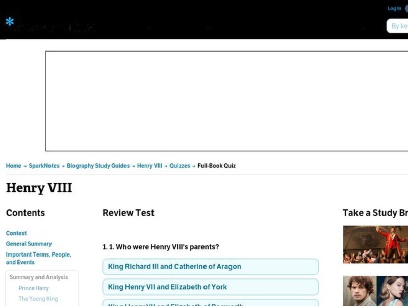 Henry VIII Interactive