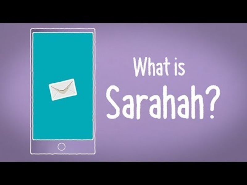 What Is Sarahah? Instructional Video