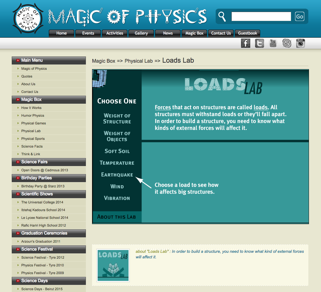 Loads Lab Interactive