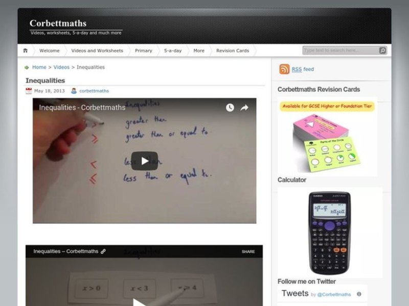 Inequalities Instructional Video
