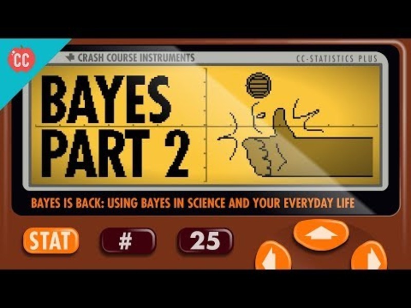 Bayes in Science and Everyday Life: Crash Course Statistics #25 Instructional Video