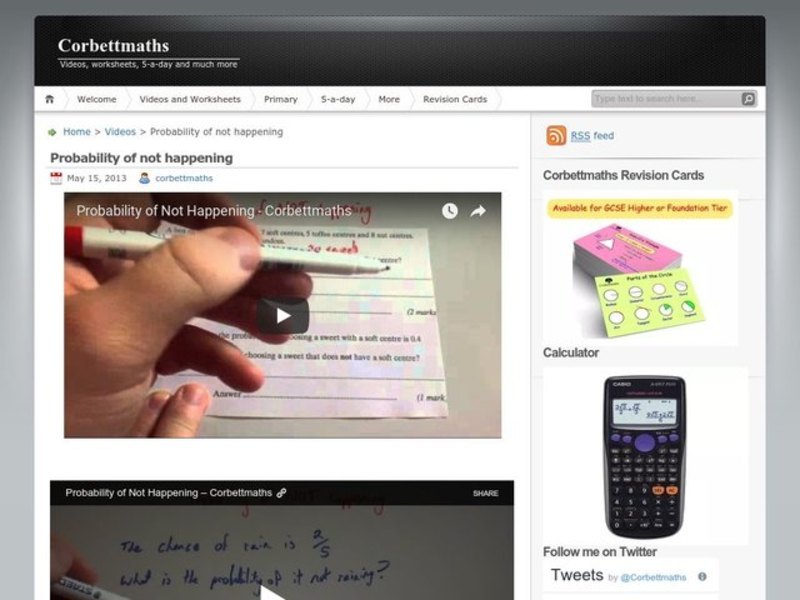 Probability of Not Happening Instructional Video