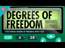 Degrees of Freedom and Effect Sizes: Crash Course Statistics #28 Instructional Video