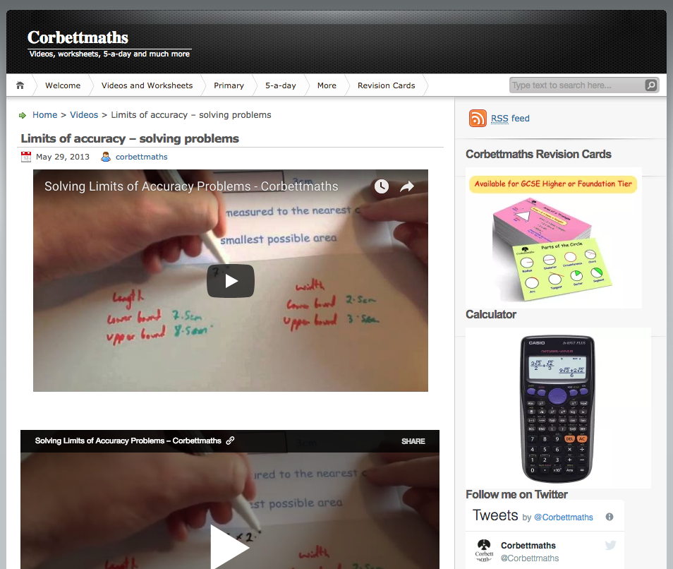 Limits of Accuracy – Solving Problems Instructional Video