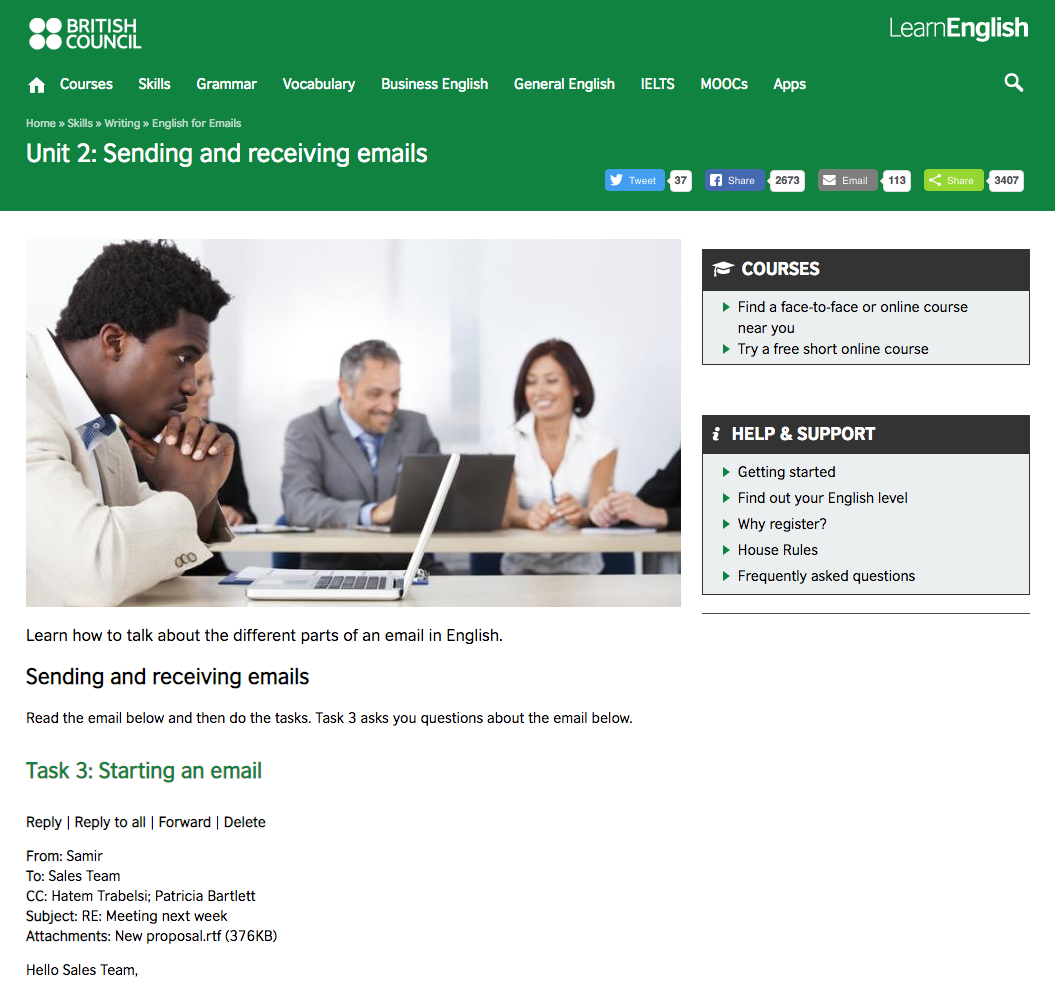 Unit 2: Sending and Receiving Emails Unit Plan