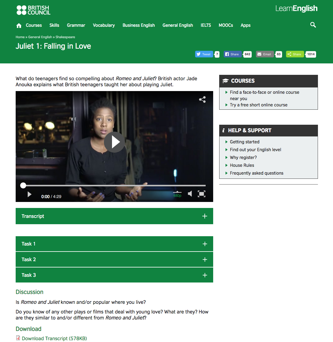 Juliet 1: Falling in Love Instructional Video